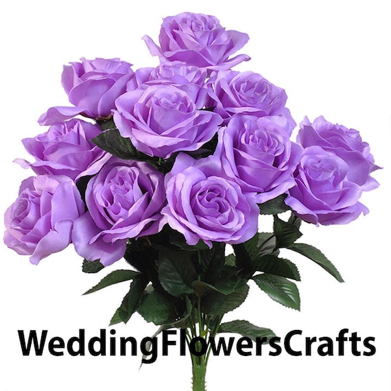 Lavender Rose Heads, Artificial Flowers