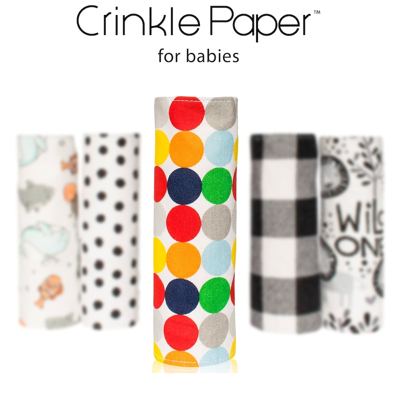 Crinkle Paper for Babies Modern Baby Sensory & Soother Toy Etsy