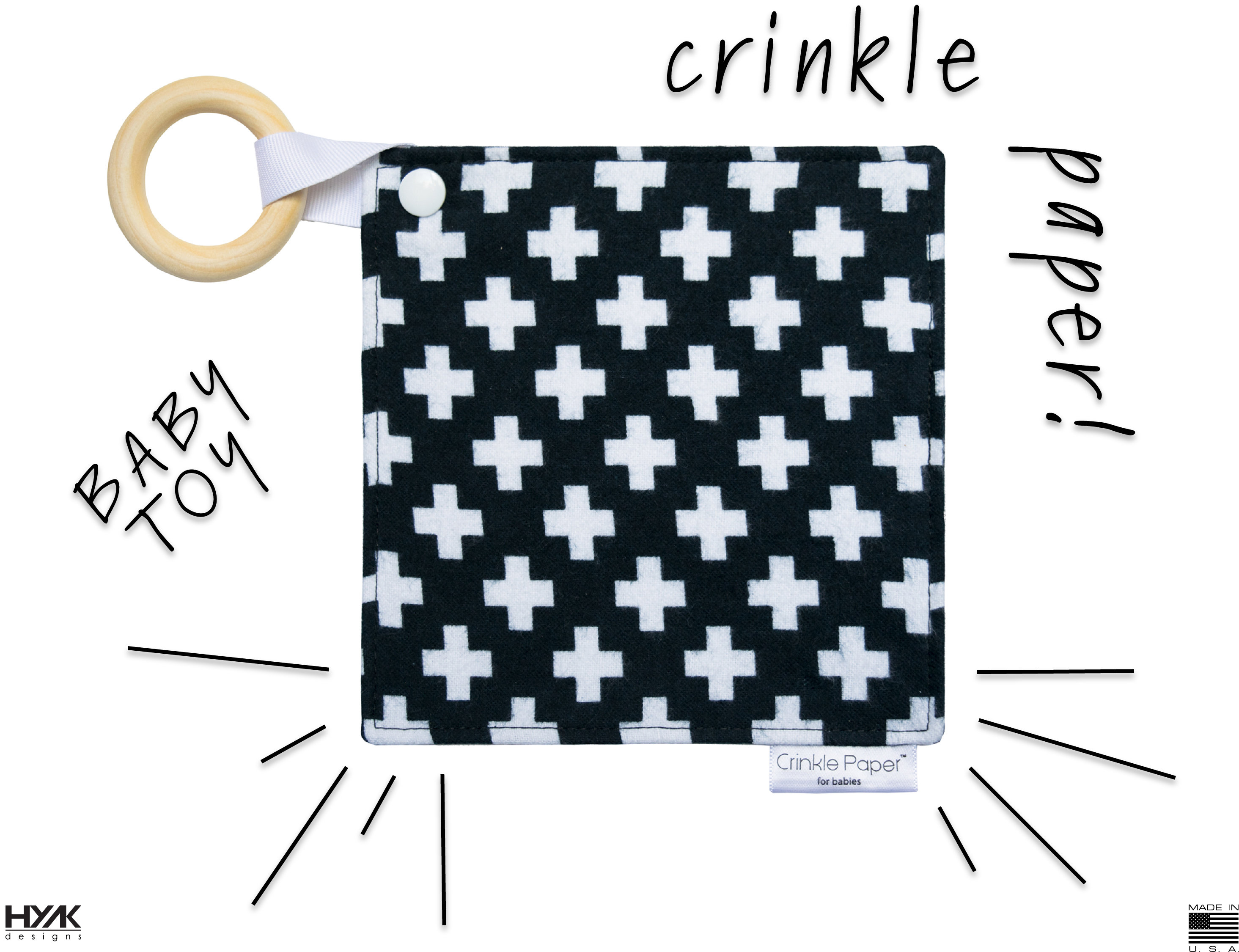 Crinkle paper for baby toys canada 2025