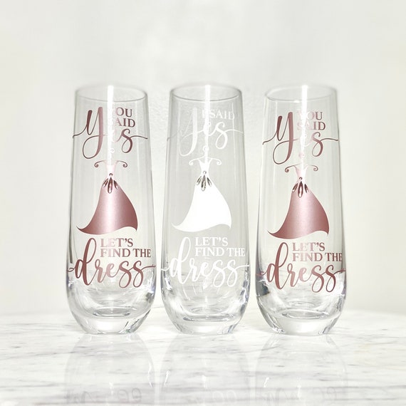 personalized glass champagne flute, custom engaged gifts for bride, bridesmaid proposal gift for her, custom champagne flutes bridesmaid