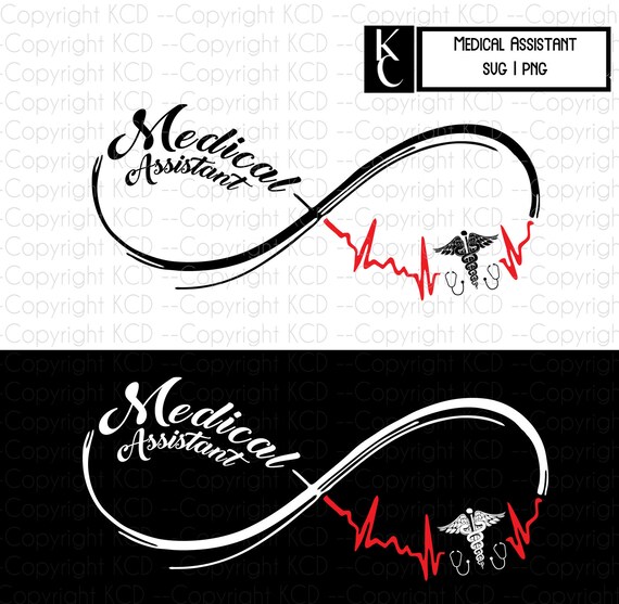Medicial Assistant Infinity Symbol Svg Layered Cut File Etsy