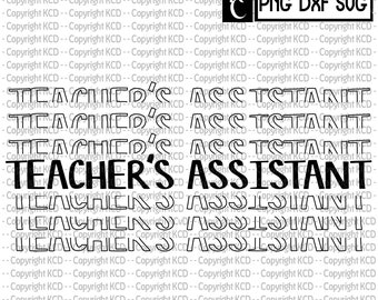 Asistente del profesor Texto dividido SVG DXF PNG