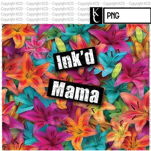 PNG floreale Ink&#39;d Mama Tumbler