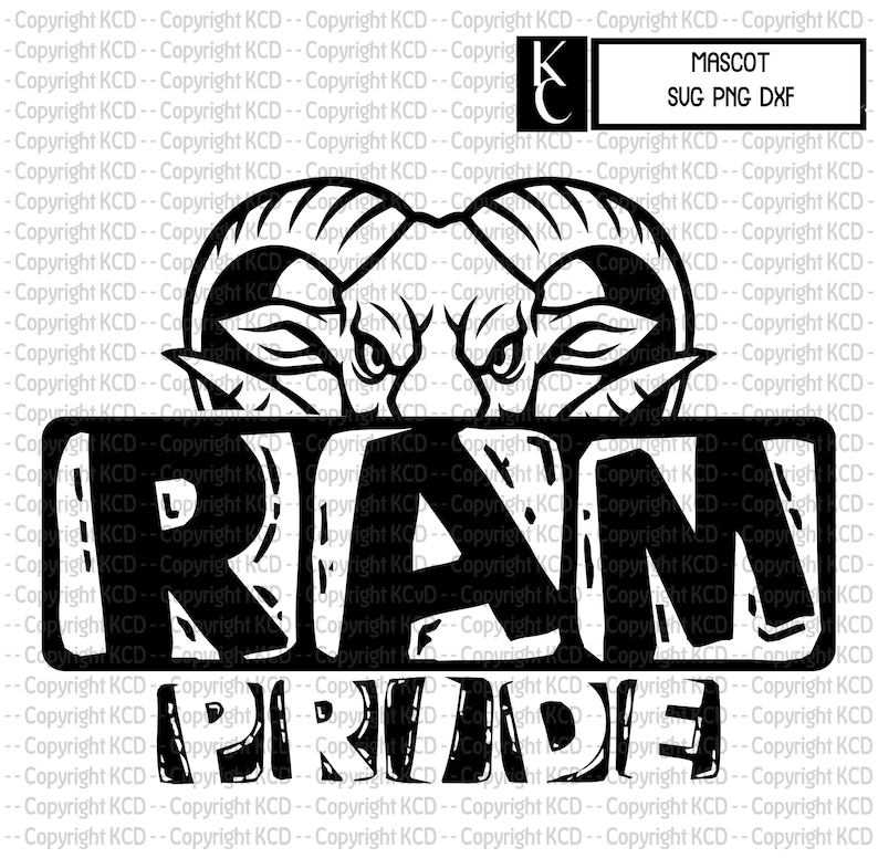 Download Ram Pride SVG DXF PNG Ram Mascot Shirt Design | Etsy