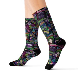 Goosebumps book collage Sublimation Socks