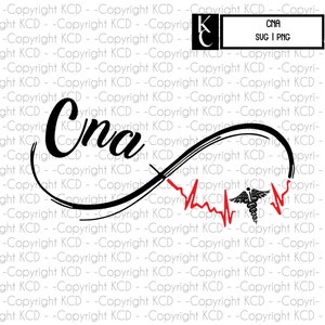 CNA Infinity SVG DXF Decal or Shirt Graphic for Cricut and Silhouette Cutting Machines