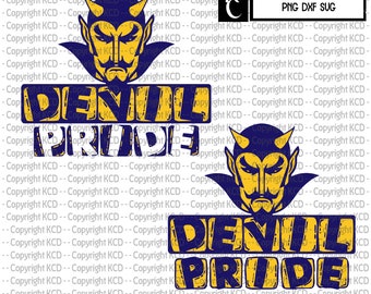 Devil Pride Azul marino/Oro
