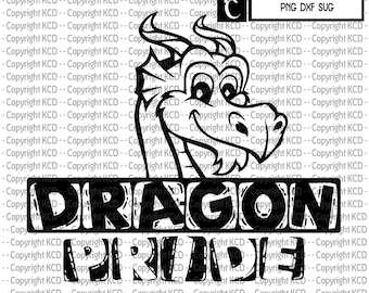 Dragon Pride SVG DXF PNG