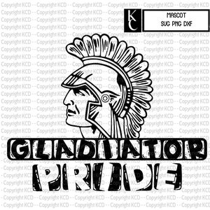 Gladiator Pride SVG DXF PNG