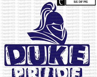 Duke Pride Mascot Design SVG PNG DXF