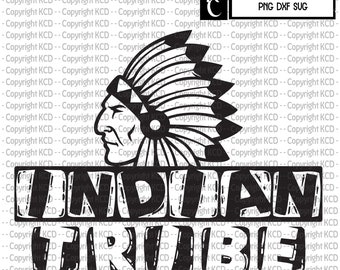 Tribu India SVG DXF PNG Archivo Digital