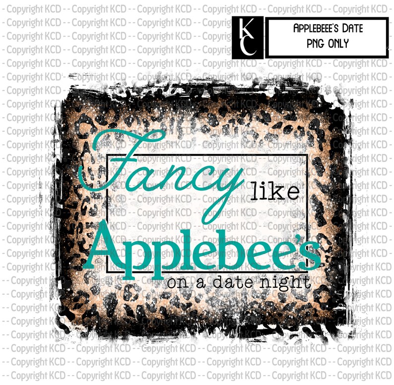 Fancy Like Applebee's on a Date Night PNG - Etsy