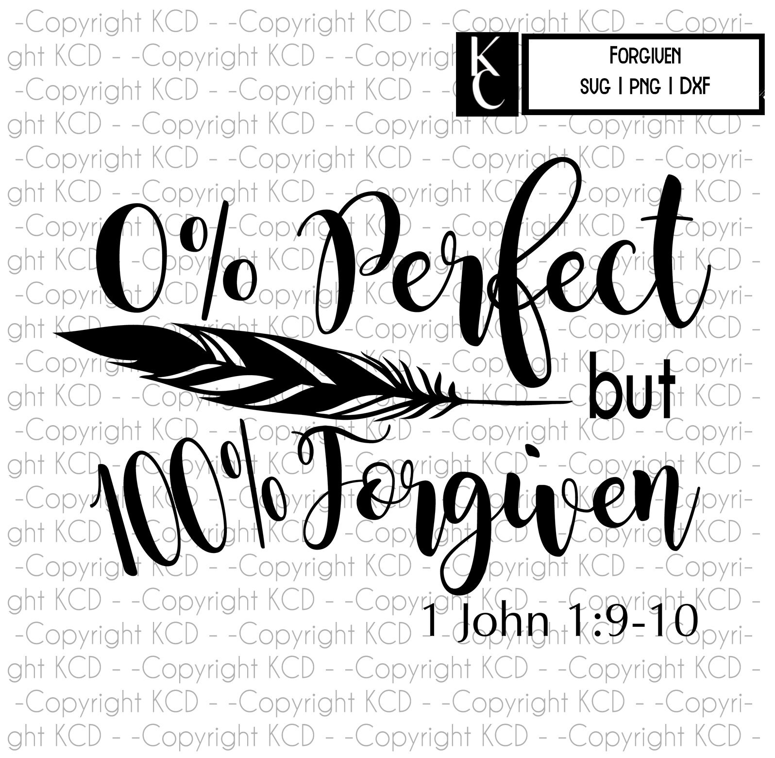 Download Forgiven SVG DXF Cut file Christian Graphic T Shirt Design | Etsy