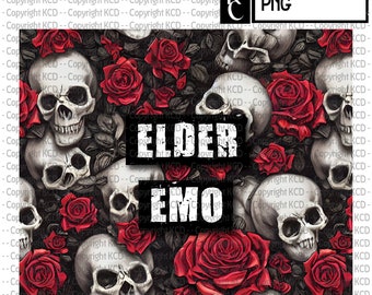 Vaso De Calavera Emo Mayor PNG