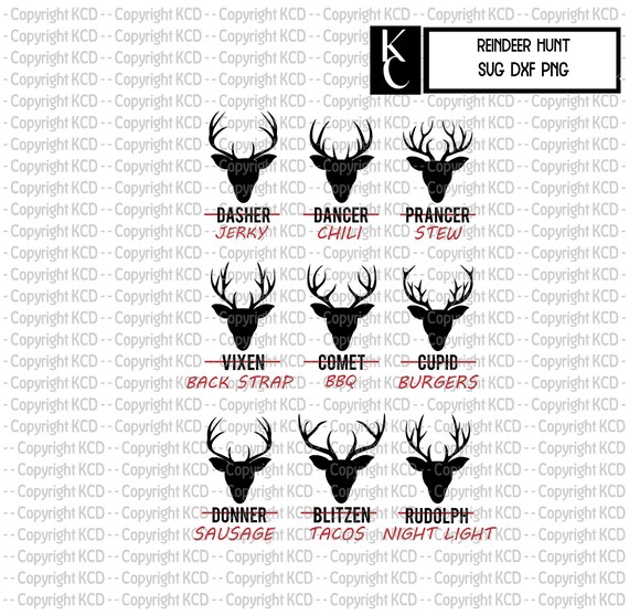 Download Reindeer Svg Dxf Png Funny Hunting Shirt Design Vinyl Etsy