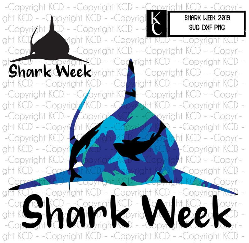 Download Shark Week Sublimation SVG T Shirt Graphic | Etsy