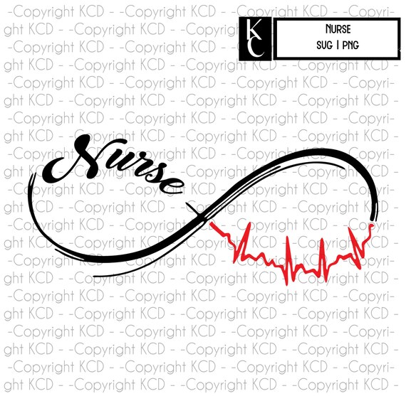 Nurse Infinity Symbol Svg Layered Cutting File Cup Or Shirt Etsy
