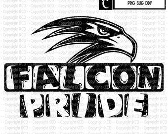 Falcon Pride SVG DXF PNG