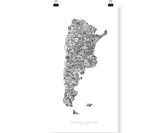 Map of all the buildings in Argentina - Downloadable