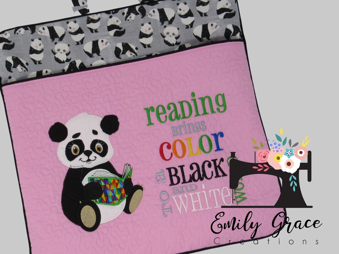 Reading Pocket Pillow Cover - Panda Theme - Etsy