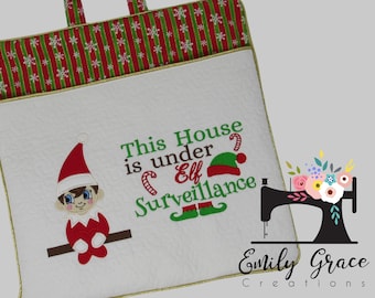 Reading Pocket Pillow  Cover - Elf Theme