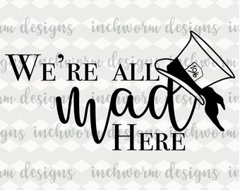 Download Mad Hatter Svg Etsy