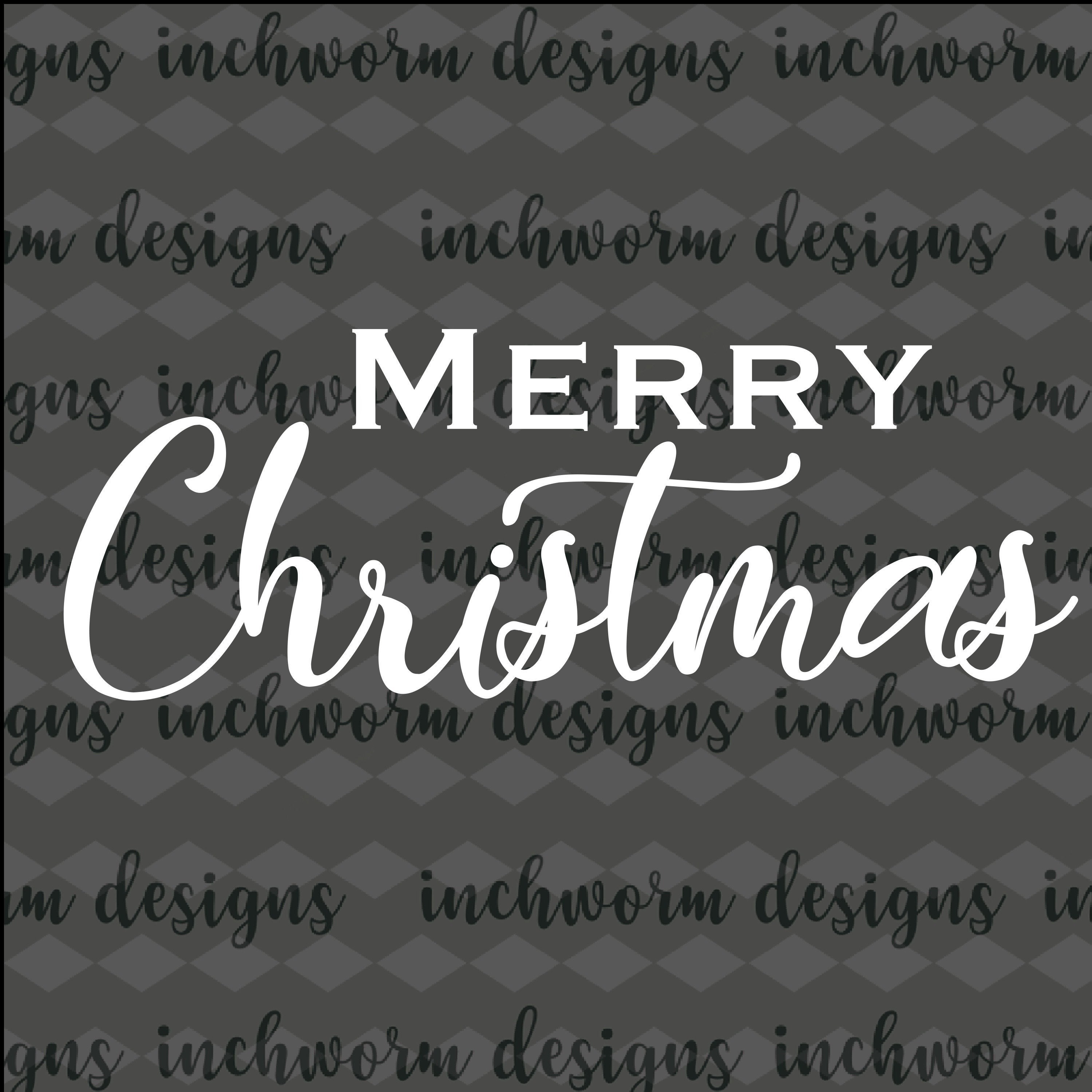 Download Merry Christmas Svg Holiday Svg Font Svg Phrase Svg Etsy