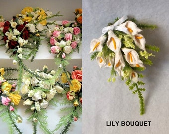 Miniature TRADITIONAL BRIDAL BOUQUET - Group B