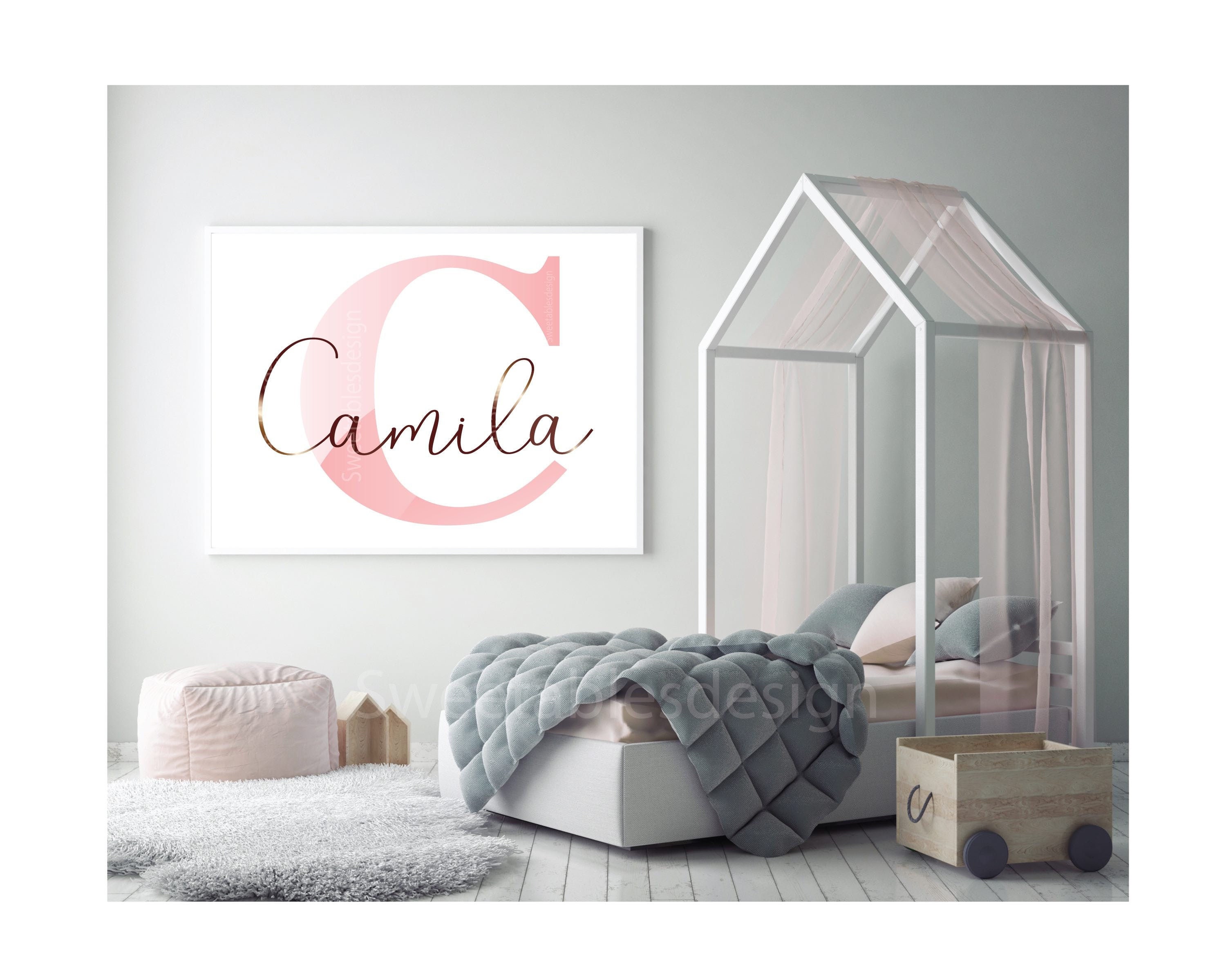 Camille Baby Name Meaning Baby Names Nursery Sign Girl Names Printables  Instant Digital Downloads