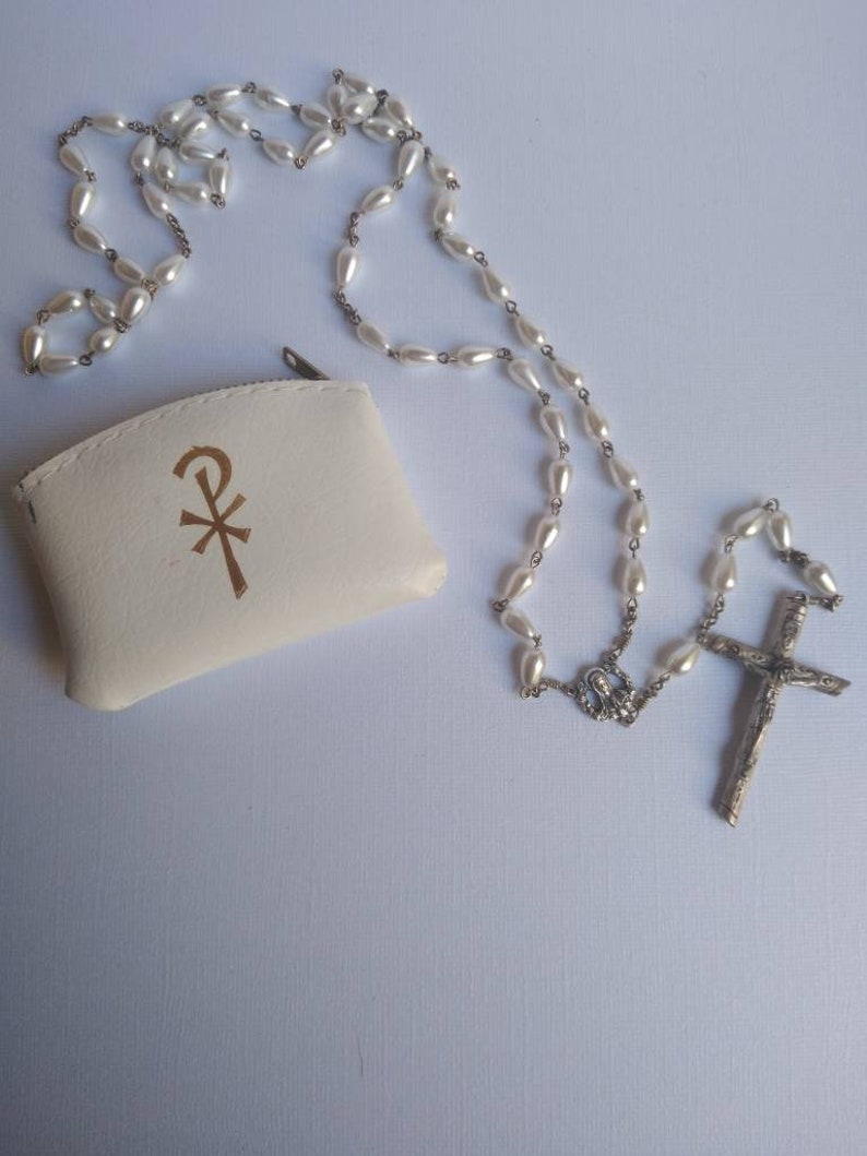 Vintage Sterling Silver Five Decade Rosary