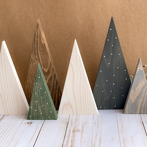 Wood Christmas Tree, Farmhouse Christmas, Neutral Christmas Decor ...