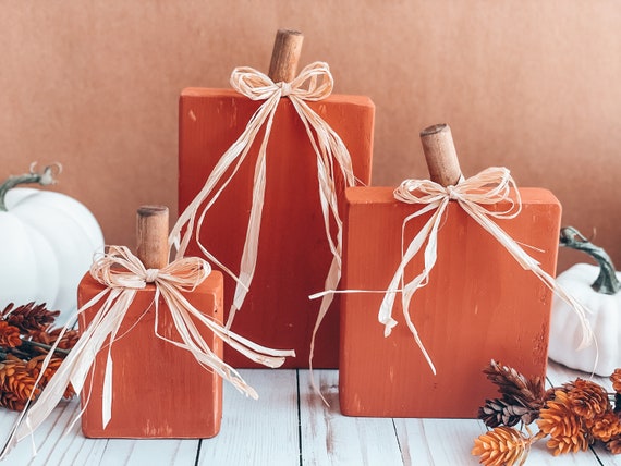 10+ Pumpkin Wood Decor