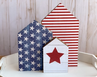 Patriotic Wood Decor, Farmhouse Patriotic, America, 4th of July