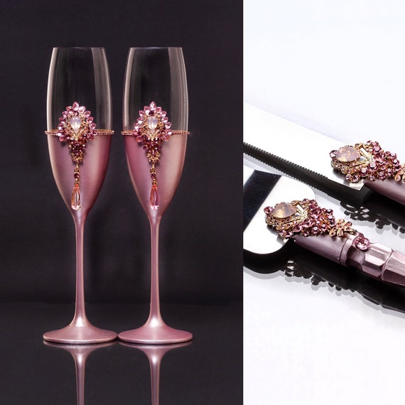 personalized wedding glasses engraved
