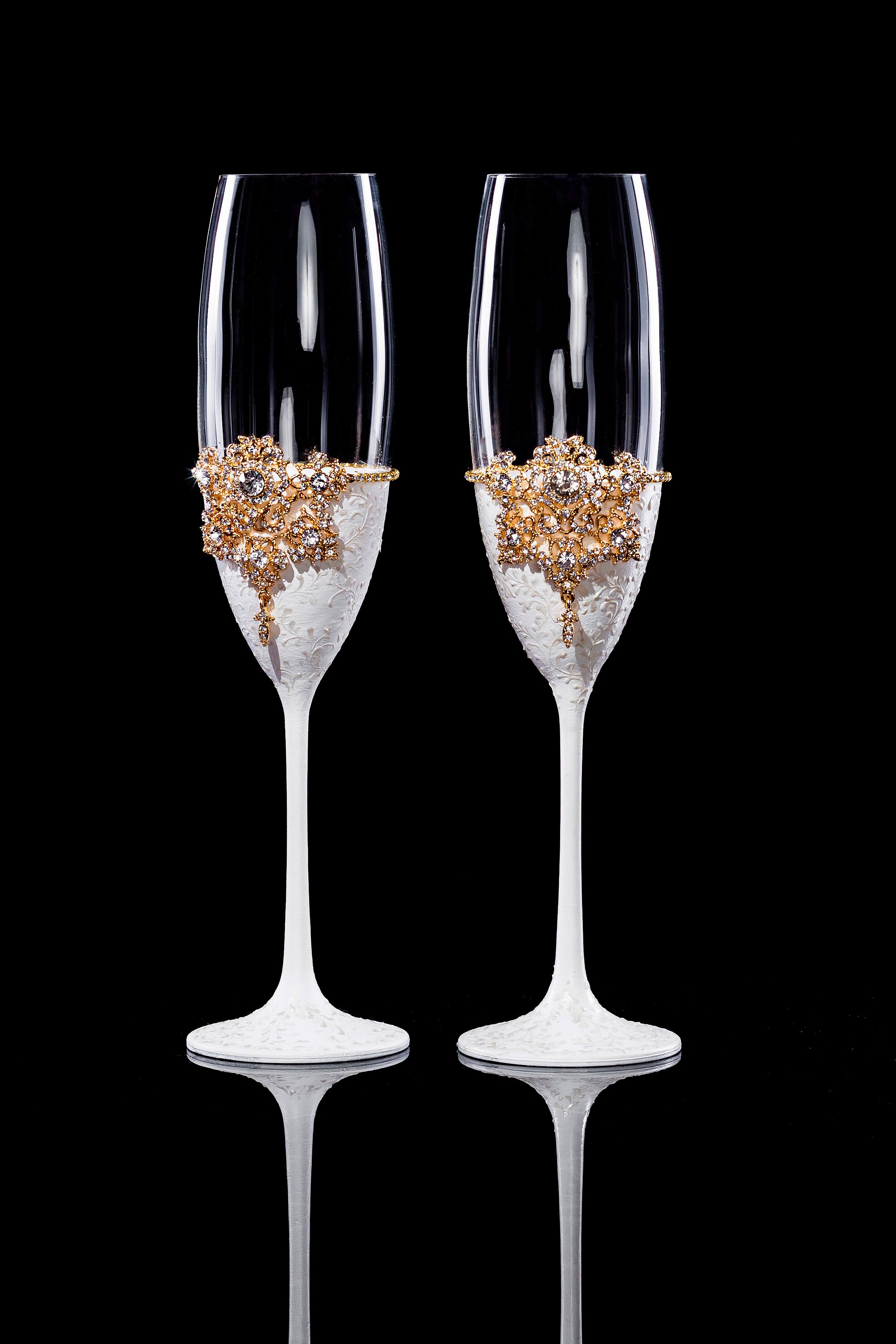 Personalized White Gold Wedding Cake Server Set With Engraving Etsy