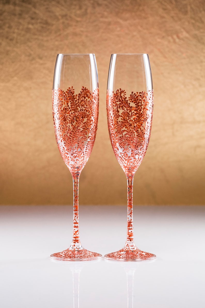 Personalized Copper Wedding Boho Cake Server Set Engraved Cake Etsy