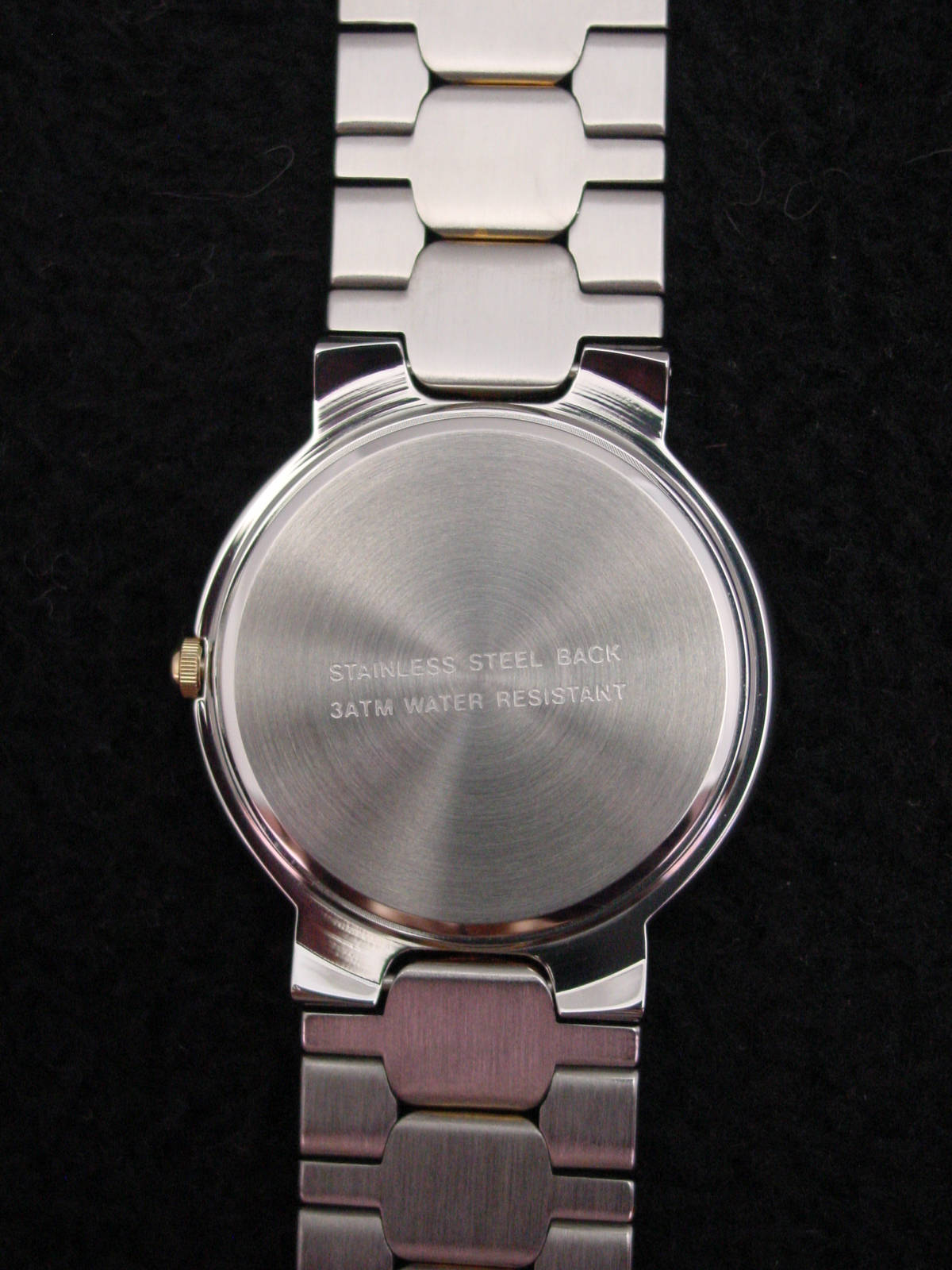 New Vintage Simon Chang Men s Watch Stainless Steel Gold 7 Jewel