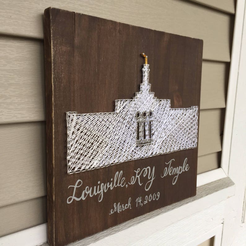 Home Decor Kentucky Temple String Art Anniversary Gift Wedding Gift Louisville