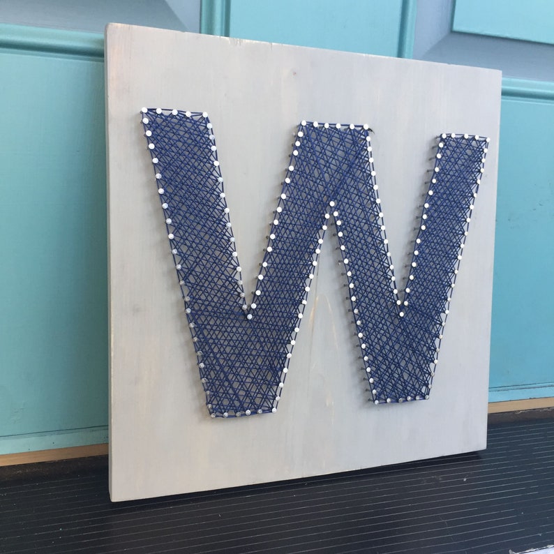 Letter Monogram String Art Letter Wall Art Initial String Etsy