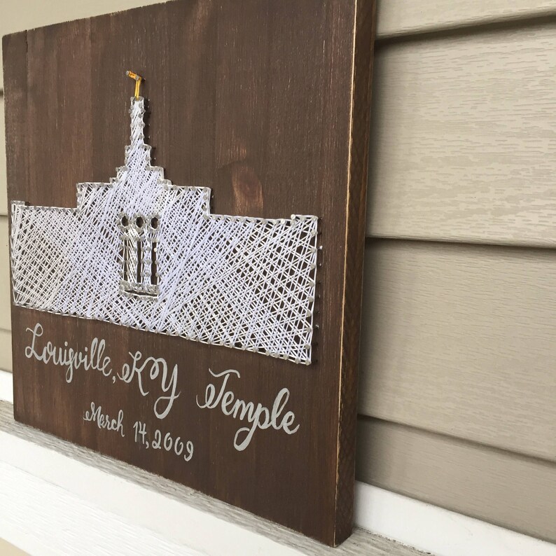 Home Decor Kentucky Temple String Art Anniversary Gift Wedding Gift Louisville