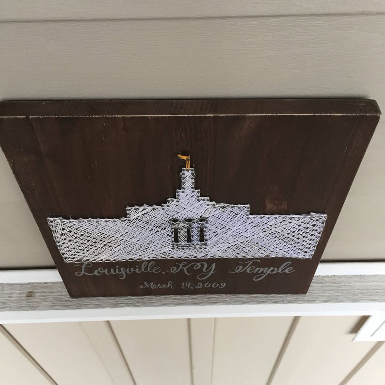 Home Decor Kentucky Temple String Art Anniversary Gift Wedding Gift Louisville