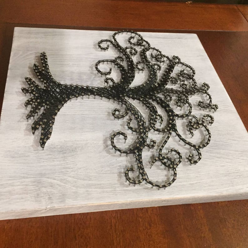 Family Tree String Art Tree Wall Art Home Decor Etsy