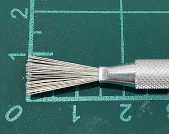 Steel Wire Feather Brush for Scoring and Slipping Pottery