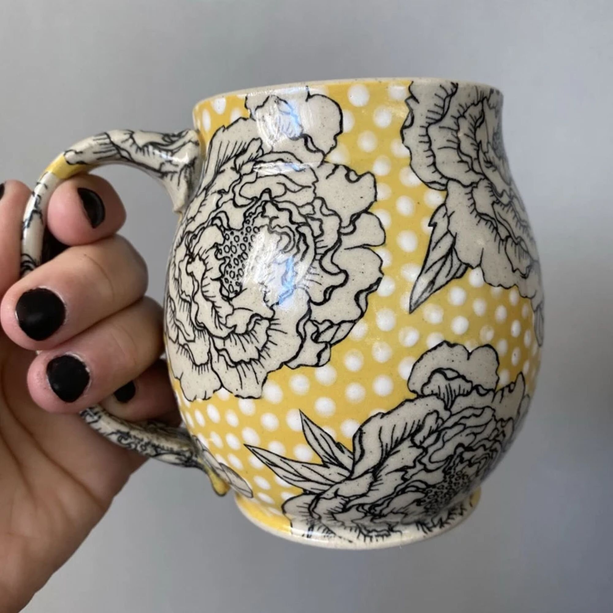 Peonies X Large Ceramic Underglaze Pottery Transfer Sheet by Etsy Canada