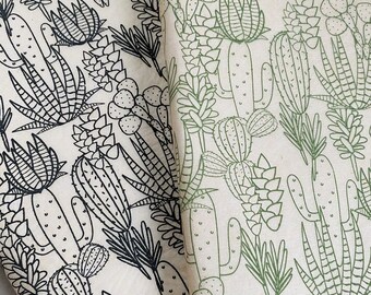 Cactus - X Large Ceramic Underglaze Transfer Sheet by Elan Transfers