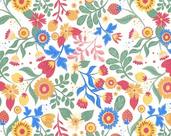 Berry Bloom -  Multi Colored X Large Ceramic Underglaze Transfer Sheet by Sanbao