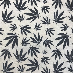 Mary Jane - X Large Ceramic Underglaze Transfer Sheet by Elan Transfers Cannabis Marijuana Leaves