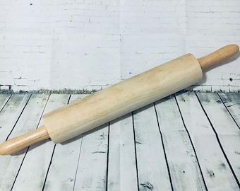 Heavy Duty 55cm Wooden Rolling Pin