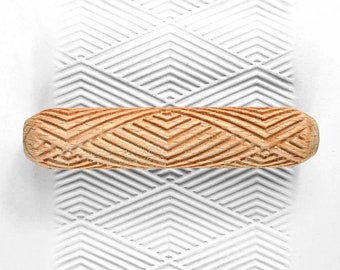 Mountain Peaks - Clay Texture Roller, Pottery Hand Roller  - Sanbao