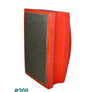 Comfort Shaped Diamond Sanding Pad 400, 200, 100, 60 Grit Perfect for finishing the bottom of pots image 5